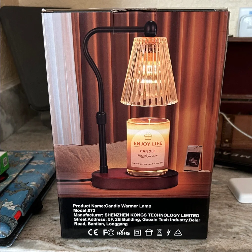 Gold Candle Warmer Lamp - Picture 2 of 2